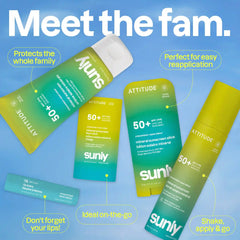 Mineral Sunscreen Stick Duo Face & Body - Spf 50